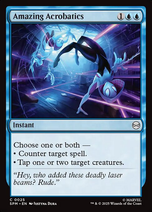 Amazing Acrobatics — NM Foil [Marvel's Spider-Man]