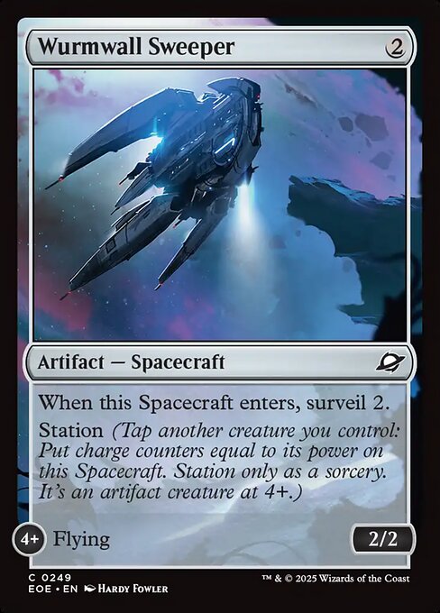 Wurmwall Sweeper — NM Foil [Edge of Eternities]