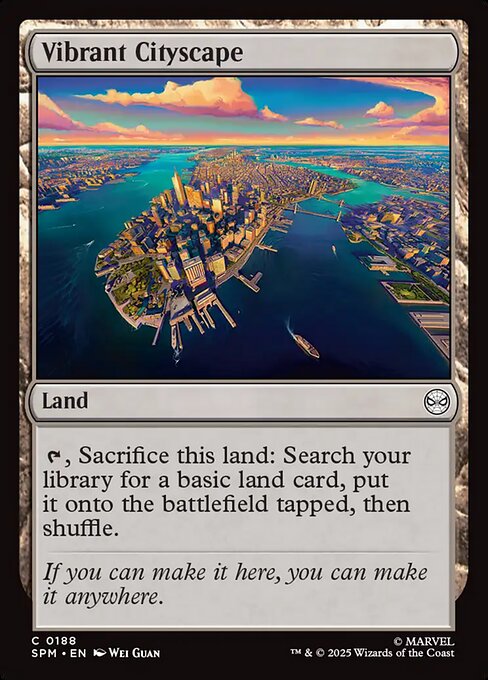 Vibrant Cityscape — NM Foil [Marvel's Spider-Man]