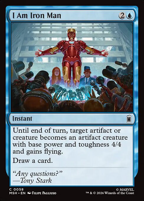 I Am Iron Man — NM Foil [Marvel Super Heroes]