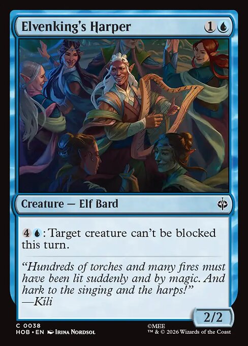 Elvenking's Harper — NM Foil [The Hobbit]