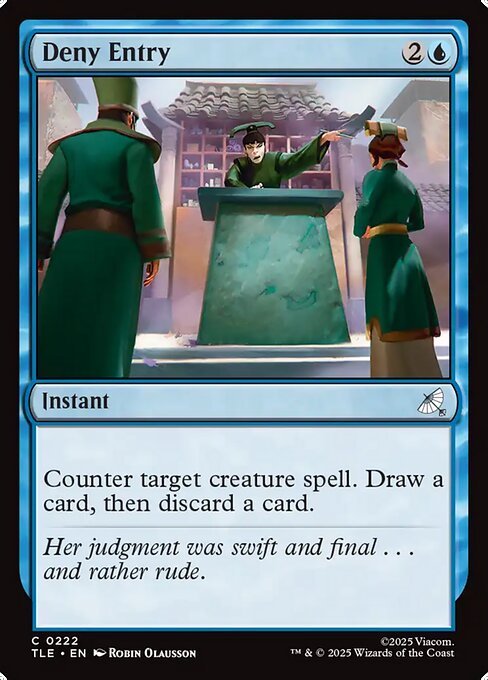 Deny Entry — NM Foil [Avatar: The Last Airbender Eternal]