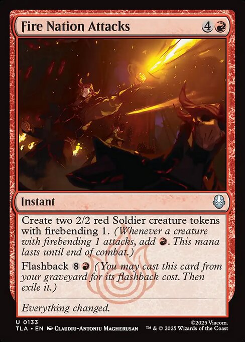 Fire Nation Attacks — NM Foil [Avatar: The Last Airbender]