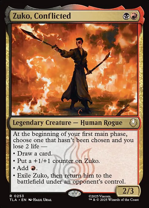 Zuko, Conflicted — NM [Avatar: The Last Airbender]