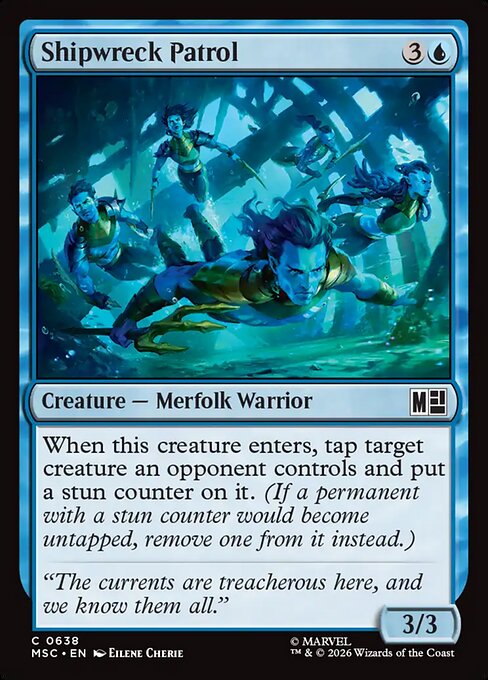 Shipwreck Patrol — NM Foil [Marvel Super Heroes Commander]