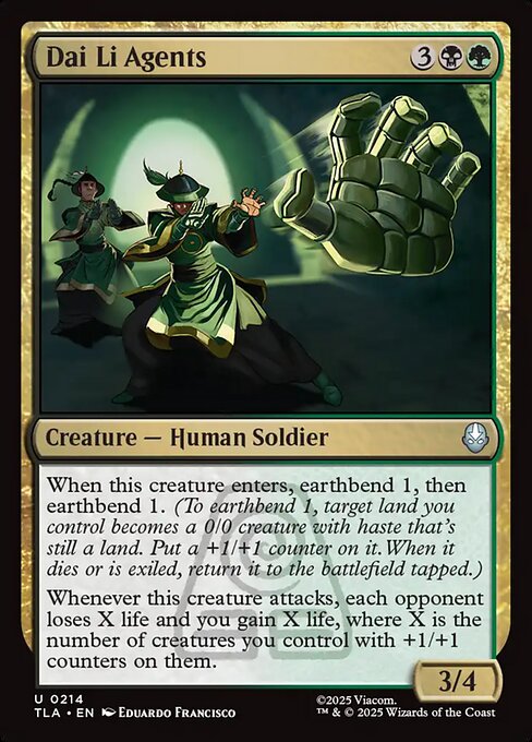Dai Li Agents — NM Foil [Avatar: The Last Airbender]