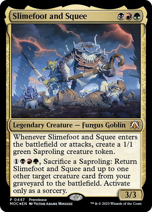 Slimefoot and Squee — NM [March of the Machine Commander]