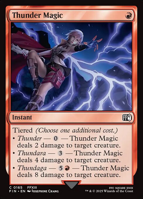 Thunder Magic — NM Foil [Final Fantasy]