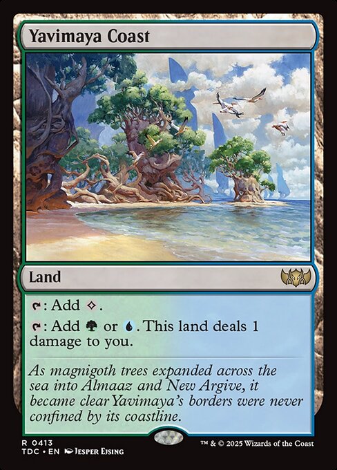 Yavimaya Coast — NM [Tarkir: Dragonstorm Commander]