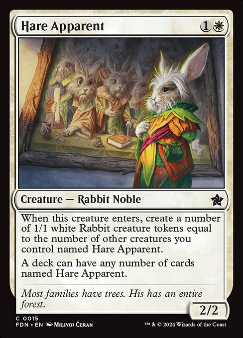Hare Apparent — NM Foil [Foundations]