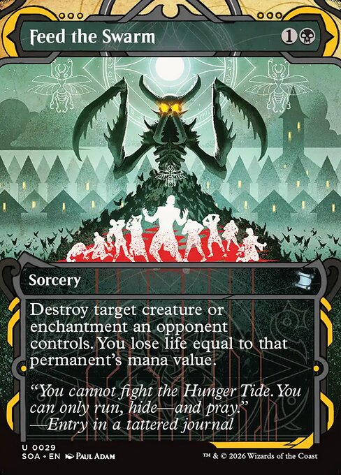Feed the Swarm — NM [Secrets of Strixhaven Mystical Archive]