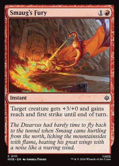 Smaug's Fury — NM Foil [The Hobbit]