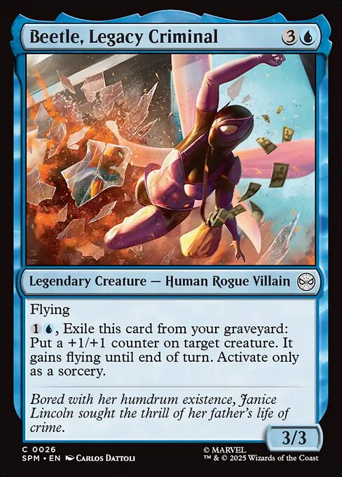 Beetle, Legacy Criminal — NM Foil [Marvel's Spider-Man]
