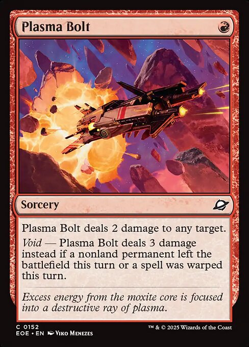 Plasma Bolt — NM Foil [Edge of Eternities]