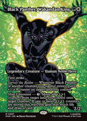 Black Panther, Wakandan King — NM [Marvel Universe]