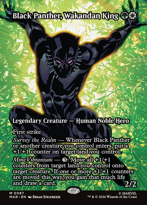 Black Panther, Wakandan King — NM [Marvel Universe]