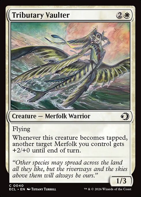 Tributary Vaulter — NM Foil [Lorwyn Eclipsed #40]