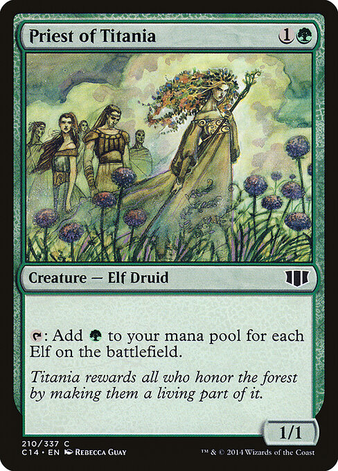 Priest of Titania — NM [Commander 2014]