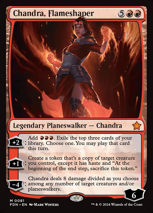 Chandra, Flameshaper — NM [Foundations]