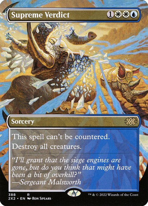 Supreme Verdict — NM Foil [Double Masters 2022]