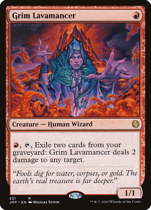 Grim Lavamancer — NM [Jumpstart]