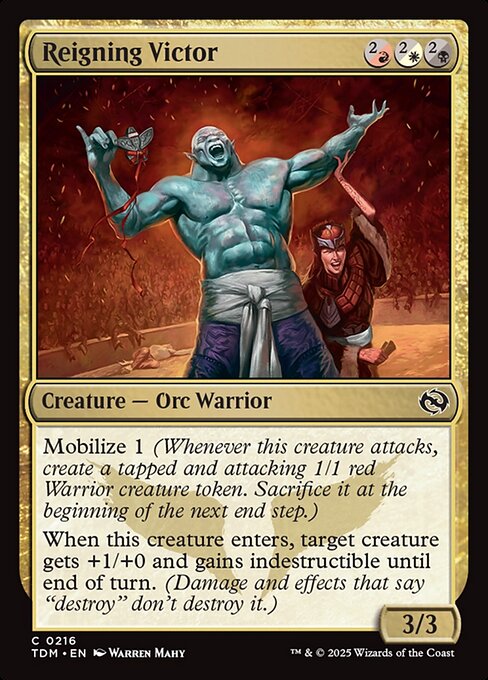 Reigning Victor — NM Foil [Tarkir: Dragonstorm]