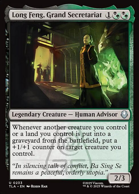 Long Feng, Grand Secretariat — NM Foil [Avatar: The Last Airbender]