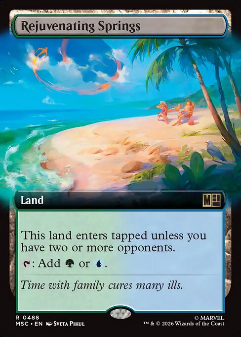 Rejuvenating Springs — NM [Marvel Super Heroes Commander]