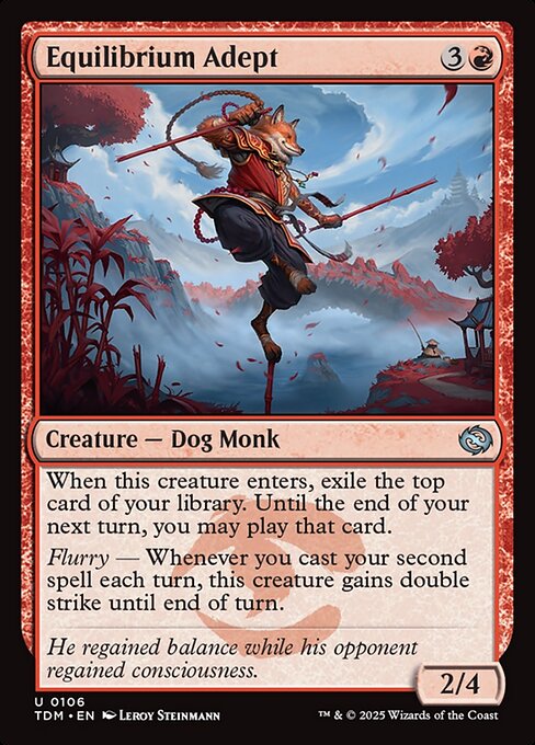 Equilibrium Adept — NM Foil [Tarkir: Dragonstorm]