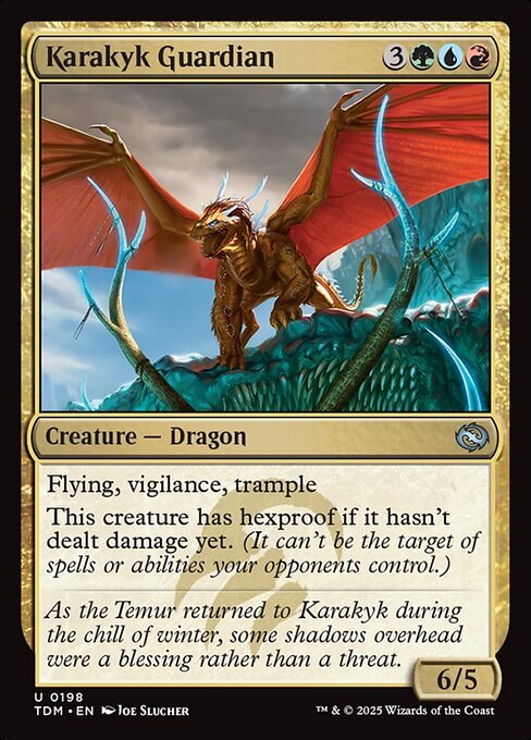 Karakyk Guardian — NM Foil [Tarkir: Dragonstorm]