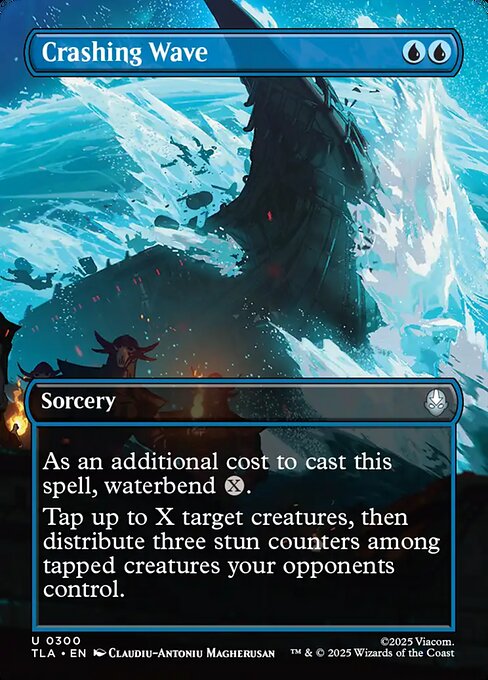 Crashing Wave — NM Foil [Avatar: The Last Airbender]