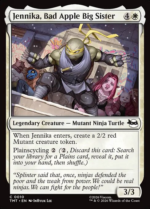 Jennika, Bad Apple Big Sister — NM Foil [Teenage Mutant Ninja Turtles #10]