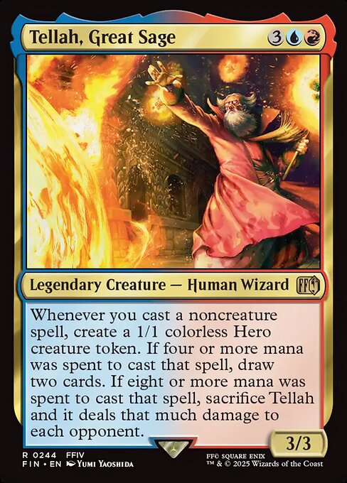 Tellah, Great Sage — NM Foil [Final Fantasy]
