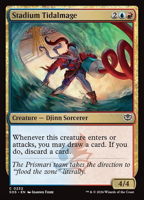 Stadium Tidalmage — NM Foil [Secrets of Strixhaven]
