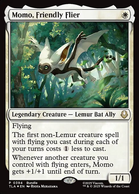 Momo, Friendly Flier — NM Foil [Avatar: The Last Airbender]