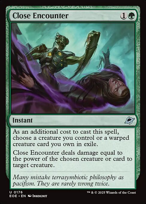 Close Encounter — NM Foil [Edge of Eternities]