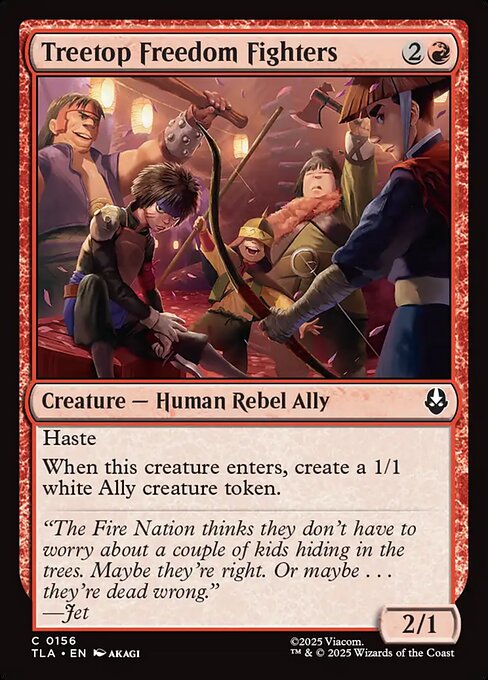Treetop Freedom Fighters — NM Foil [Avatar: The Last Airbender]