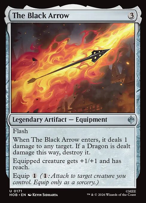 The Black Arrow — NM Foil [The Hobbit]