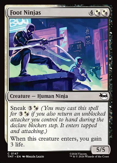 Foot Ninjas — NM Foil [Teenage Mutant Ninja Turtles]