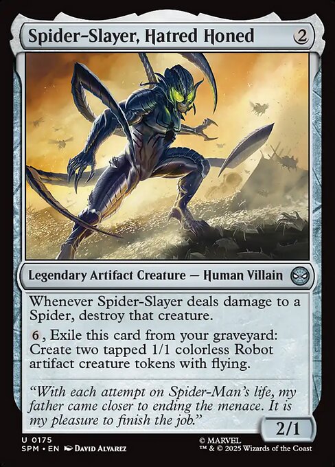 Spider-Slayer, Hatred Honed — NM Foil [Marvel's Spider-Man]