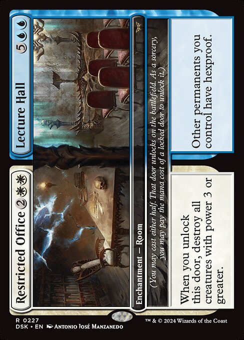 Restricted Office // Lecture Hall — NM [Duskmourn: House of Horror]