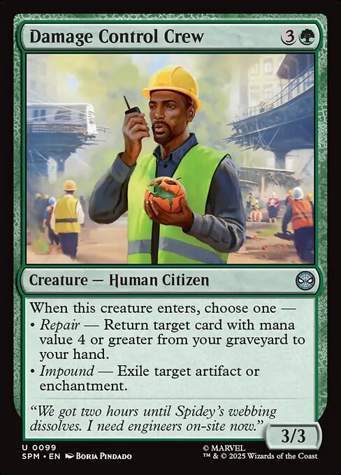 Damage Control Crew — NM Foil [Marvel's Spider-Man]