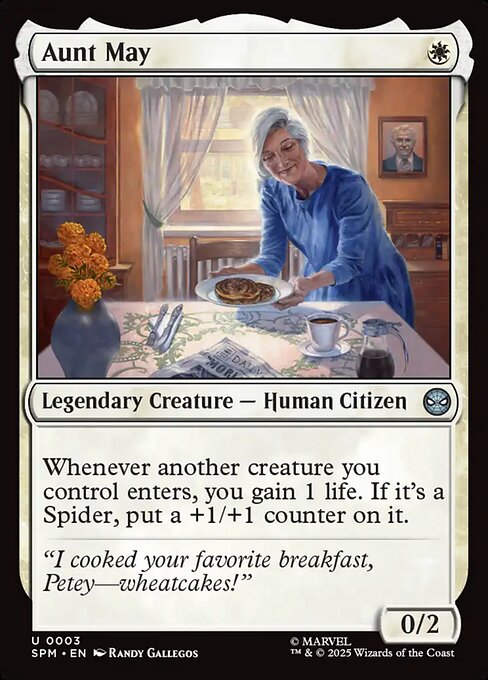 Aunt May — NM Foil [Marvel's Spider-Man]