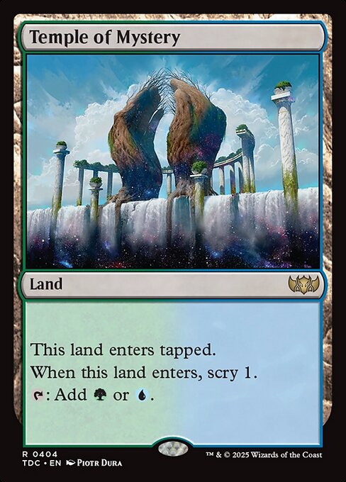 Temple of Mystery — NM [Tarkir: Dragonstorm Commander]
