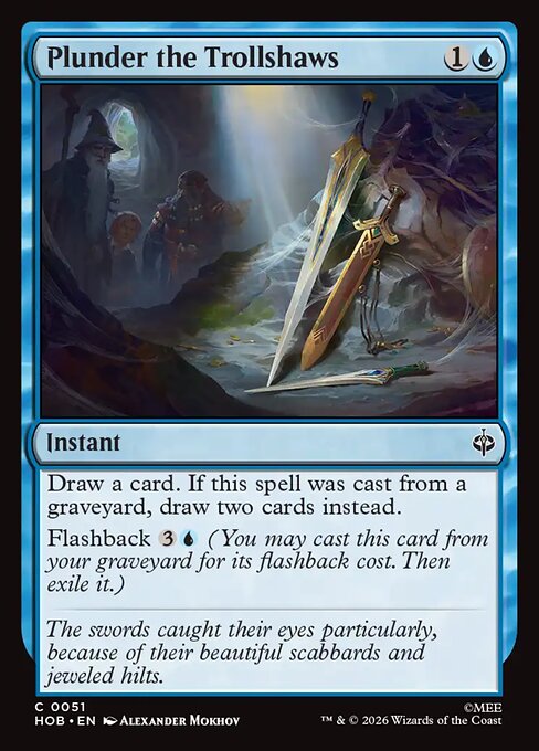 Plunder the Trollshaws — NM Foil [The Hobbit]