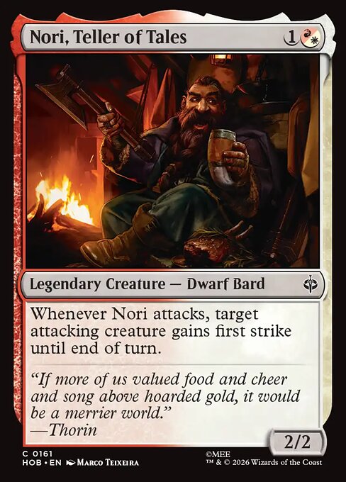 Nori, Teller of Tales — NM Foil [The Hobbit]