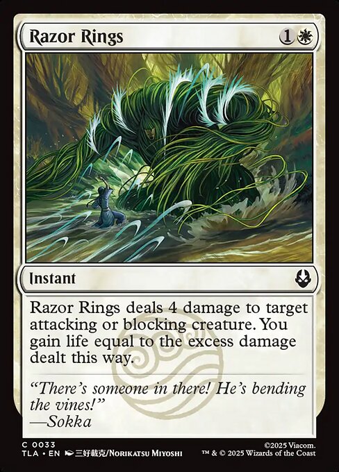 Razor Rings — NM Foil [Avatar: The Last Airbender]