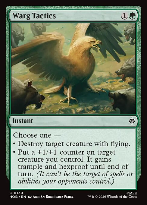 Warg Tactics — NM Foil [The Hobbit]