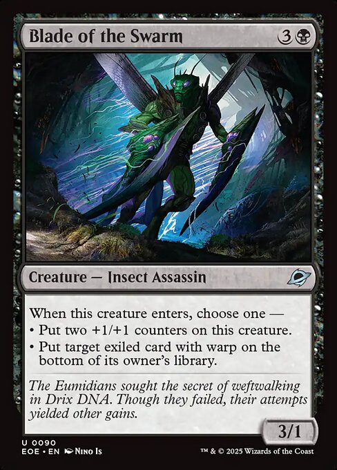 Blade of the Swarm — NM Foil [Edge of Eternities]