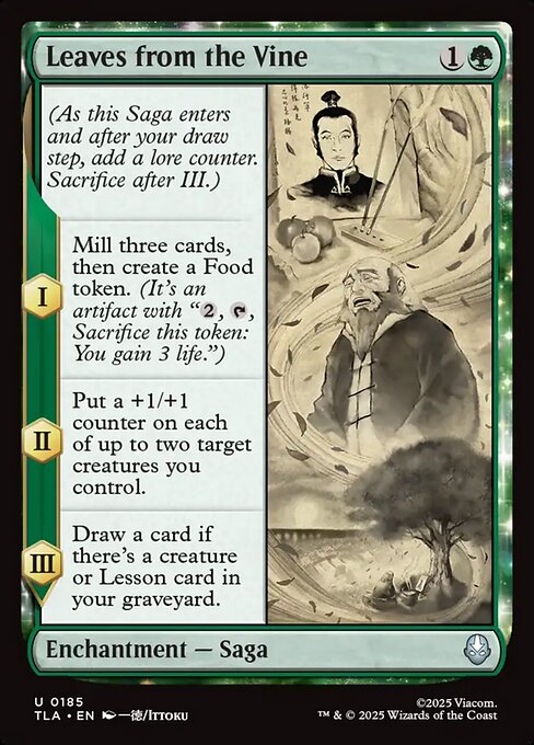 Leaves from the Vine — NM Foil [Avatar: The Last Airbender]